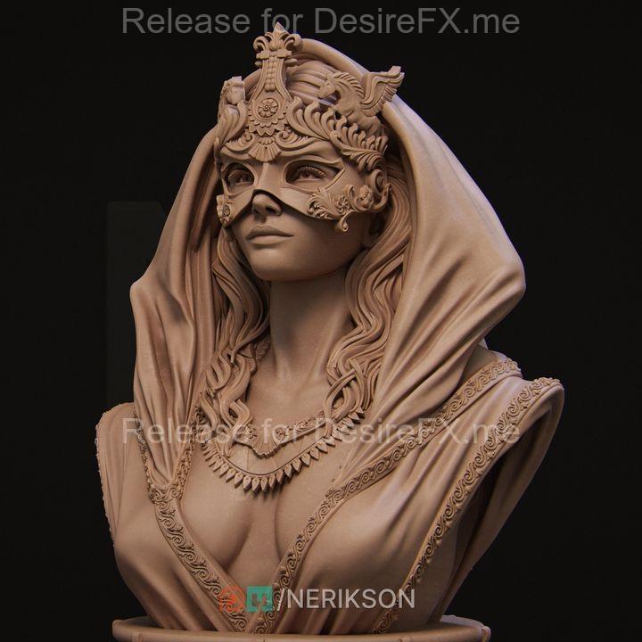 Lakhesis摩尔伽娜女神 3D打印模型 STL|Nerikson – Lakhesis The Moirai Bust – November 2025 – 3D Print Model STL