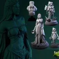 白狼酒馆3D打印模型：精灵、 slime与秘密|White Werewolf Tavern – May 2025 – Sprites Slimes and Secrets – 3D Print Model