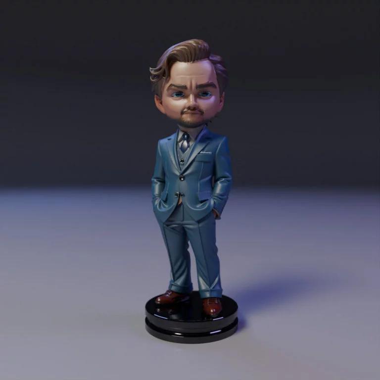 莱昂纳多·奇比卡普里奥 3D打印模型|Leonardo Chibicaprio – 3D Print Model