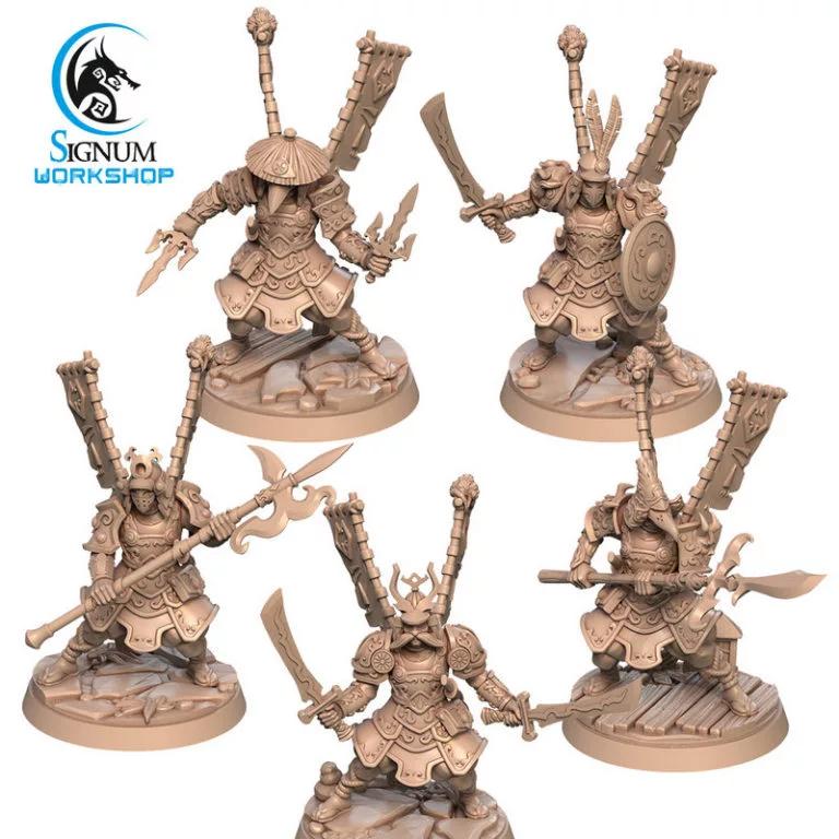 联盟战士——3D打印模型|Warrior of the League – 3D Print Model