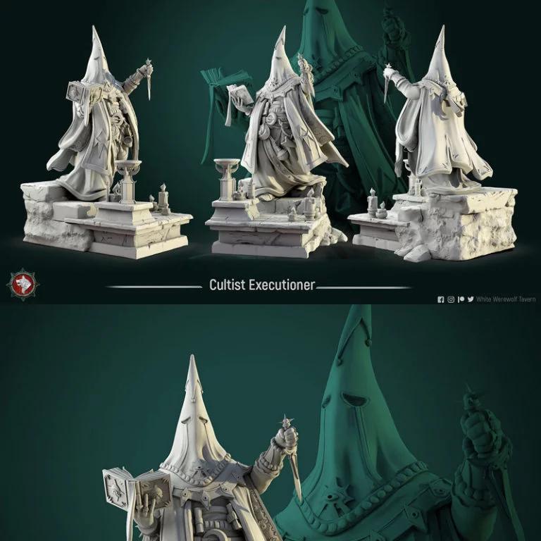 邪教徒执行者——3D打印模型|Cultist Executioner – 3D Print Model
