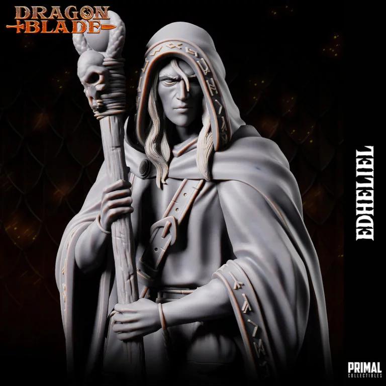 巫师埃德希利尔 3D打印模型|Wizard Edheliel – 3D Print Model