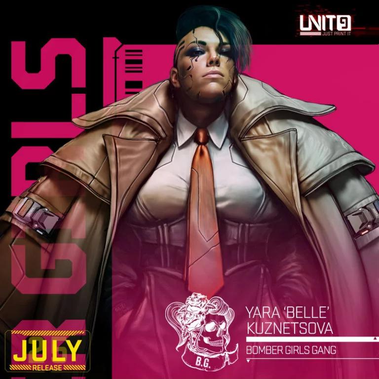 9号轰炸机少女小队 - 亚拉·贝尔·库兹涅佐娃 - 3D打印模型|Unit9 – Bomber Girls Gang – Yara Belle Kuznetsova – 3D Print Model