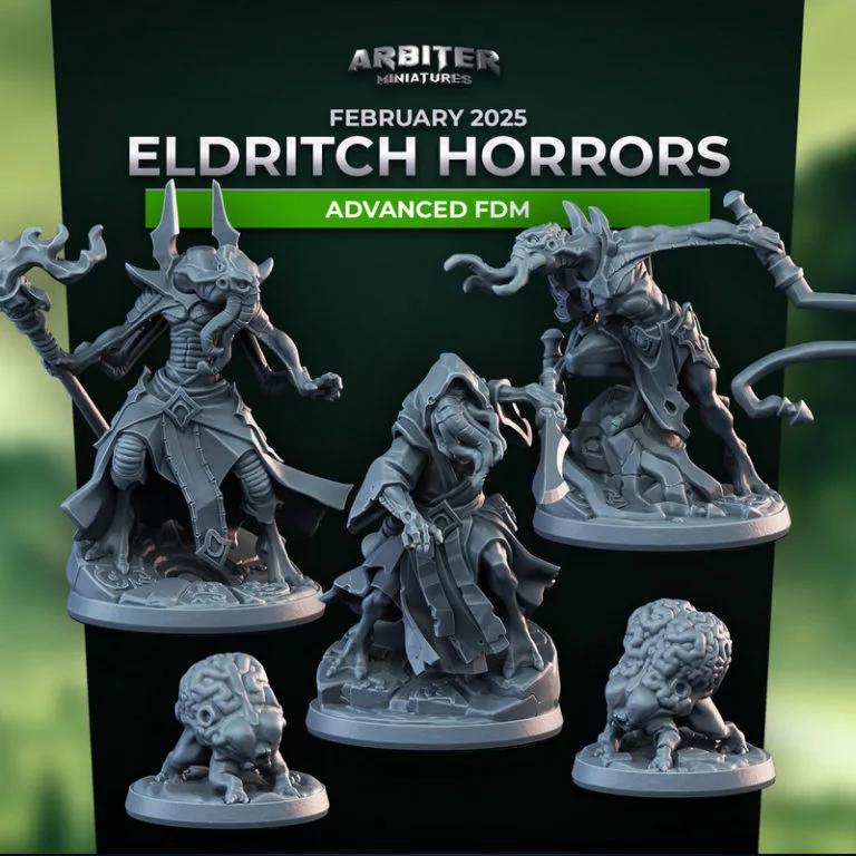 Arbiter迷你模型——异形恐惧系列3D打印作品|Arbiter Miniatures – Eldritch Horrors – 3D Print Model