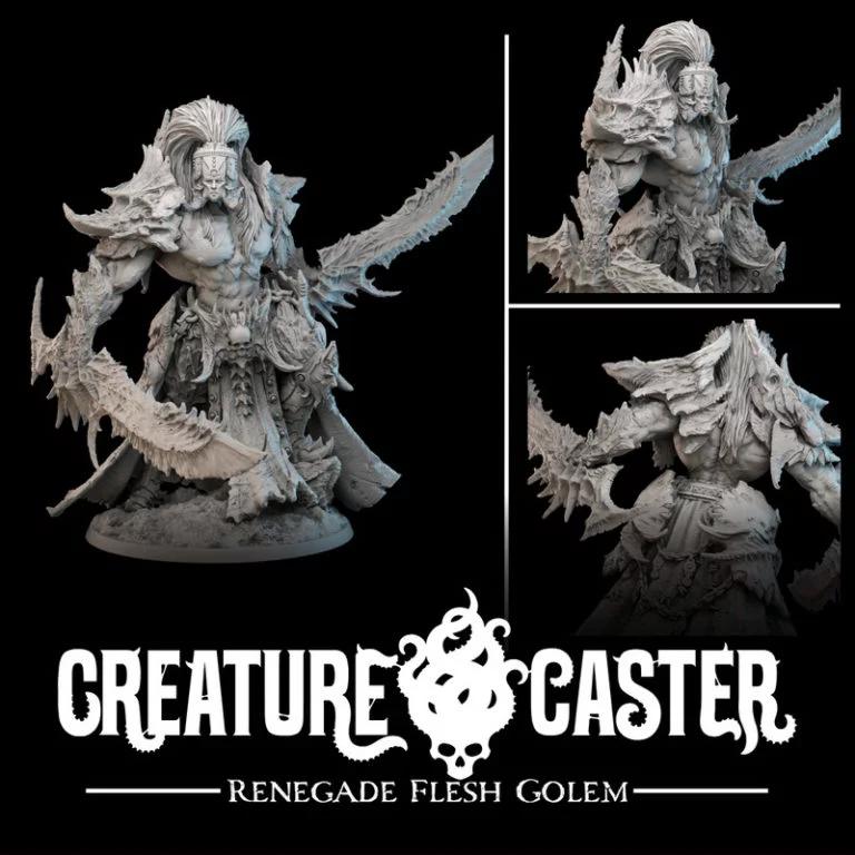 叛逆肉身傀儡——3D打印模型|Creature Caster – Renegade Flesh Golem – 3D Print Model