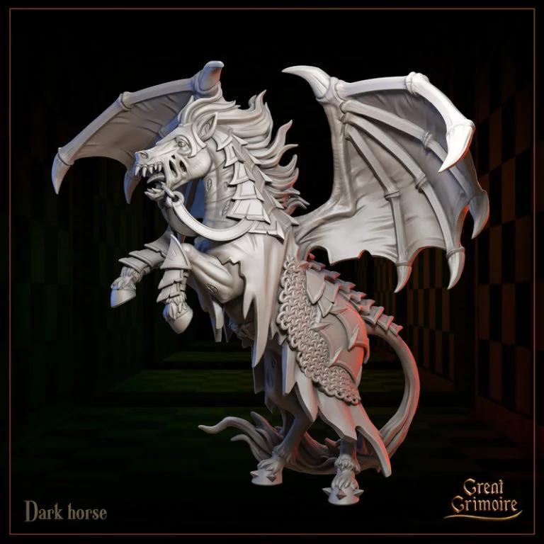 暗黑之书 3D打印模型|Great Grimoire – Dark Horse – 3D Print Model