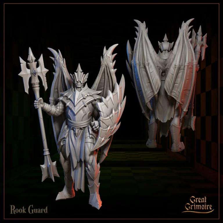 伟大典籍·鲁克守卫·3D打印模型|Great Grimoire – Rook Guard – 3D Print Model