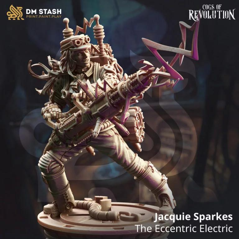 Jacquie Sparkes – 电能奇想 3D打印模型|Jacquie Sparkes – The Eccentric Electric – 3D Print Model
