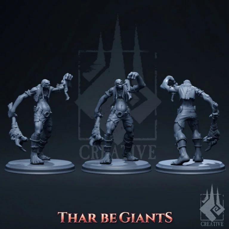 巨兽出没——雪格斯 the Bird-Boned 3D打印模型|Thar Be Giants – Sneegus the Bird-Boned – 3D Print Model