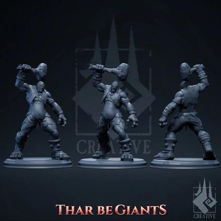 巨兽出没——戈拉格：不可阻挡的3D打印模型|Thar Be Giants – Gorag the Unstoppable – 3D Print Model