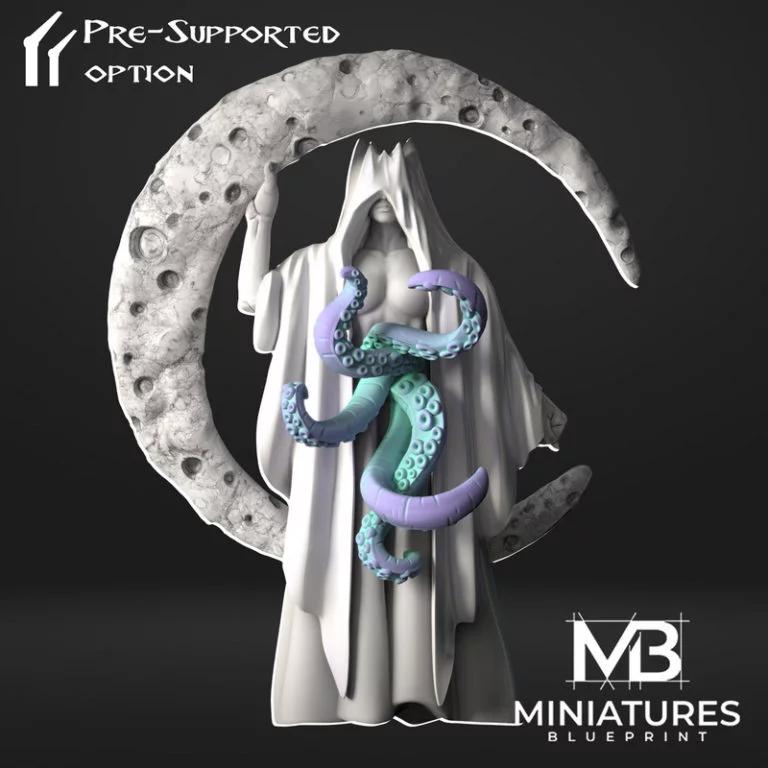 月之女王 3D打印模型|Moon Queen – 3D Print Model