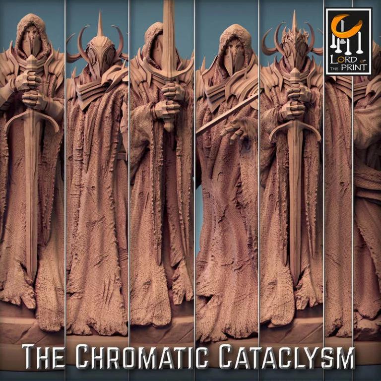 The Chromatic Cataclysm – Pack Tiamat Shadow – 3D Print Model
