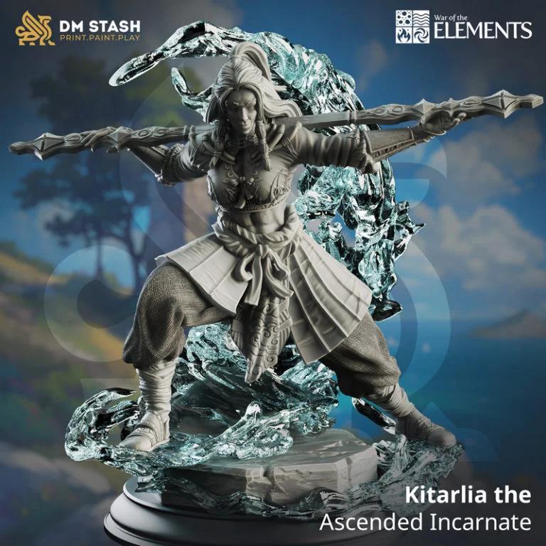 崛起之身·Kitarlia 3D打印模型|Kitarlia the Ascended Incarnate – 3D Print Model