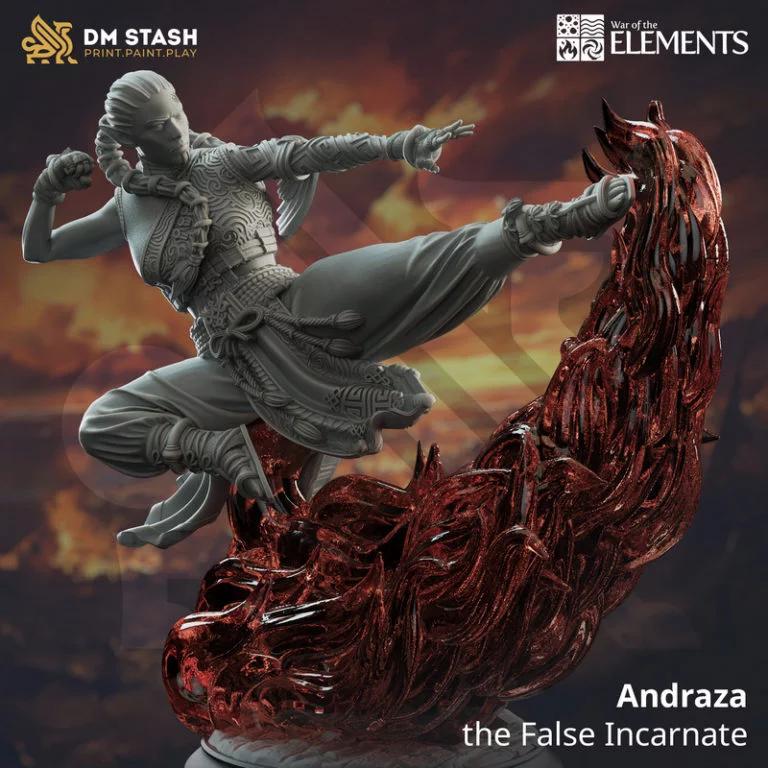 安德拉希娅·假之化身 3D打印模型|Andrazia the False Incarnate – 3D Print Model