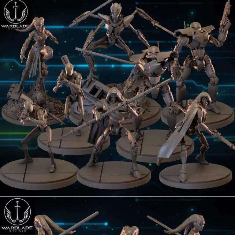 Warblade工作室七月2023作品：3D打印模型集|Warblade Studio July 2023 – 3D Print Model