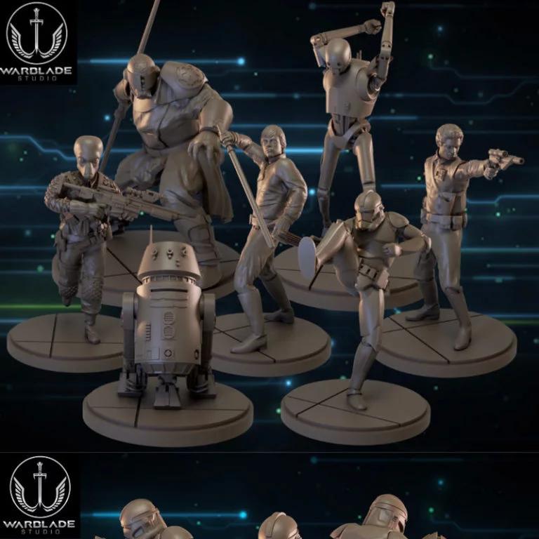 Warblade Studio 2023年3D打印模型：动漫游戏角色精品集|Warblade Studio May 2023 – 3D Print Model