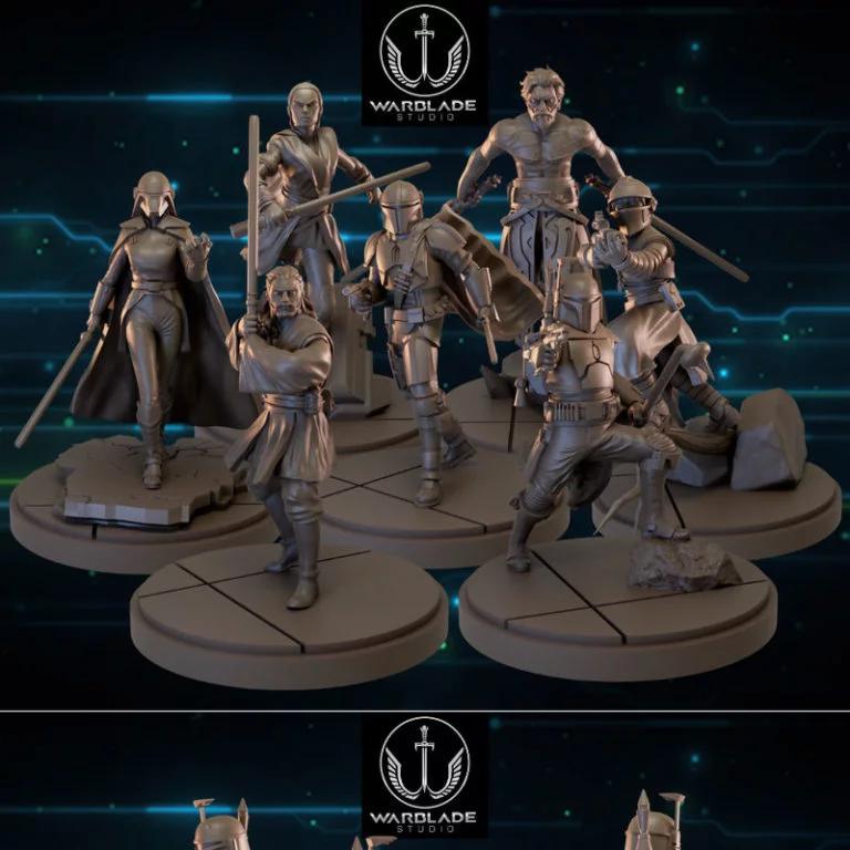 Warblade工作室2023年3D打印模型：动漫游戏角色精摹作品集|Warblade Studio February 2023 – 3D Print Model
