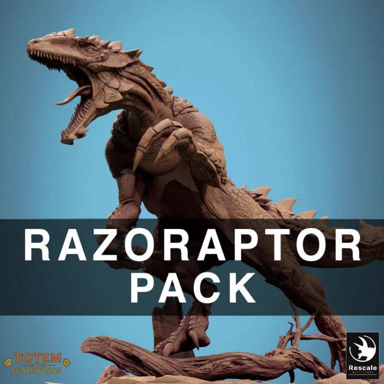 Rescale Miniatures – Razoraptor Pack – 3D Print Model