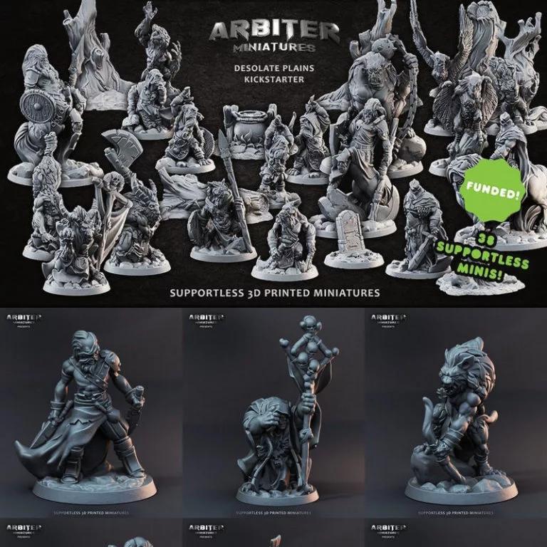 荒原之境 3D打印模型|Arbiter Miniatures – Desolate Plains – 3D Print Model