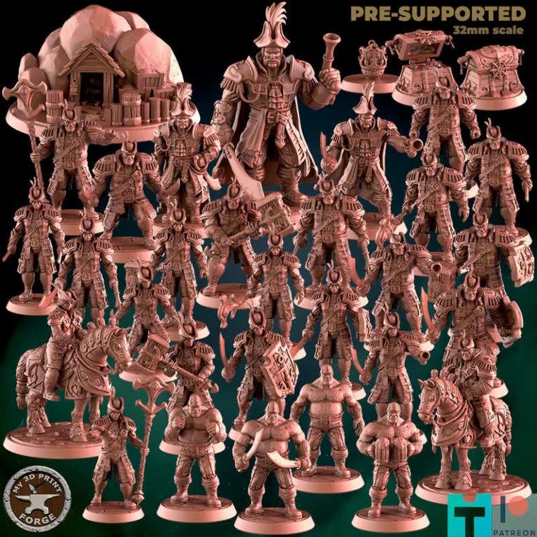 Kul Tirans 3D打印模型集|My 3D Print Forge – Kul Tirans – 3D Print Model