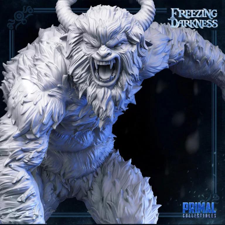 极寒黑暗—— Yeti 3D打印模型|Freezing Darkness – Yeti – 3D Print Model