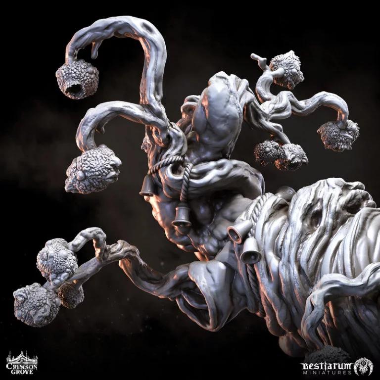 红树模型：3D打印动漫角色作品|The Crimson Tree – 3D Print Model