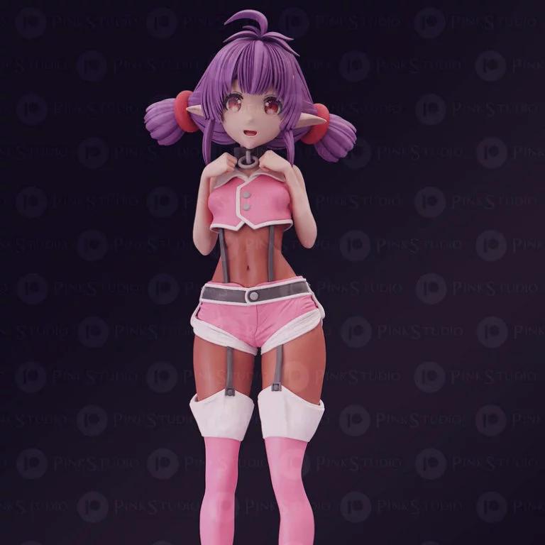 Pink Studio——《异界迷宫中的女仆》3D打印模型|Pink Studio – Sherry – Harem in the Labyrinth of Another World – 3D Print Model