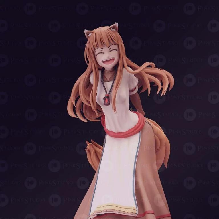 Pink Studio - 《幻兽帕鲁》3D打印模型|Pink Studio – Holo – Spice and Wolf – 3D Print Model