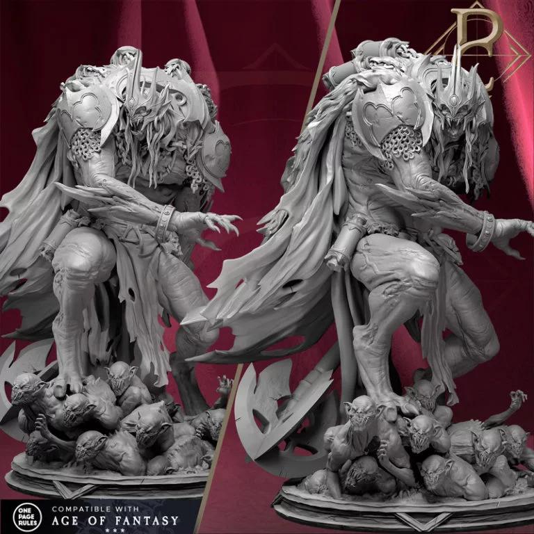 古代王Shagottar 3D打印模型|Shagottar the Ancient King – 3D Print Model