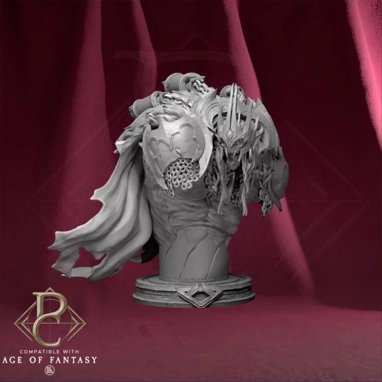 古王谢戈塔尔 3D打印模型|Shagottar the Ancient King Bust – 3D Print Model