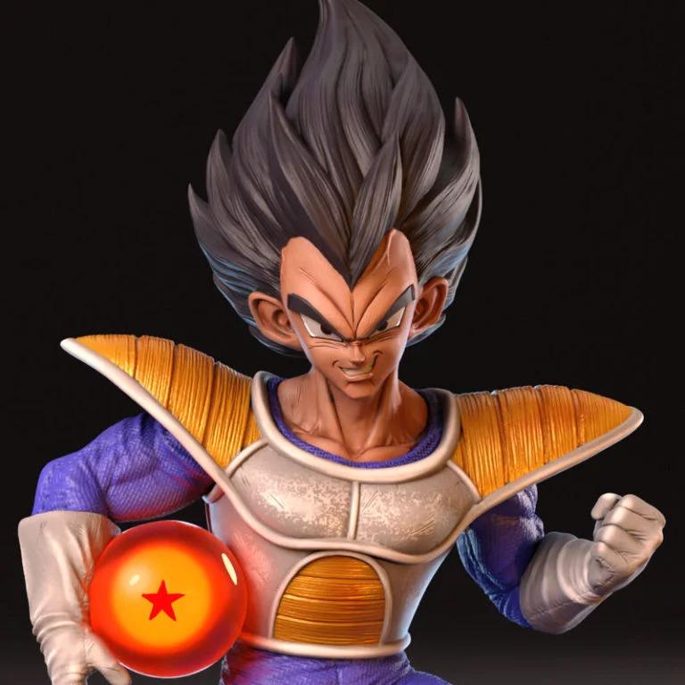 龙珠Z弗里萨篇 Vegeta装甲V2 3D打印模型|Vegeta Armor V2 Frieza Saga – Dragon Ball Z – 3D Print Model