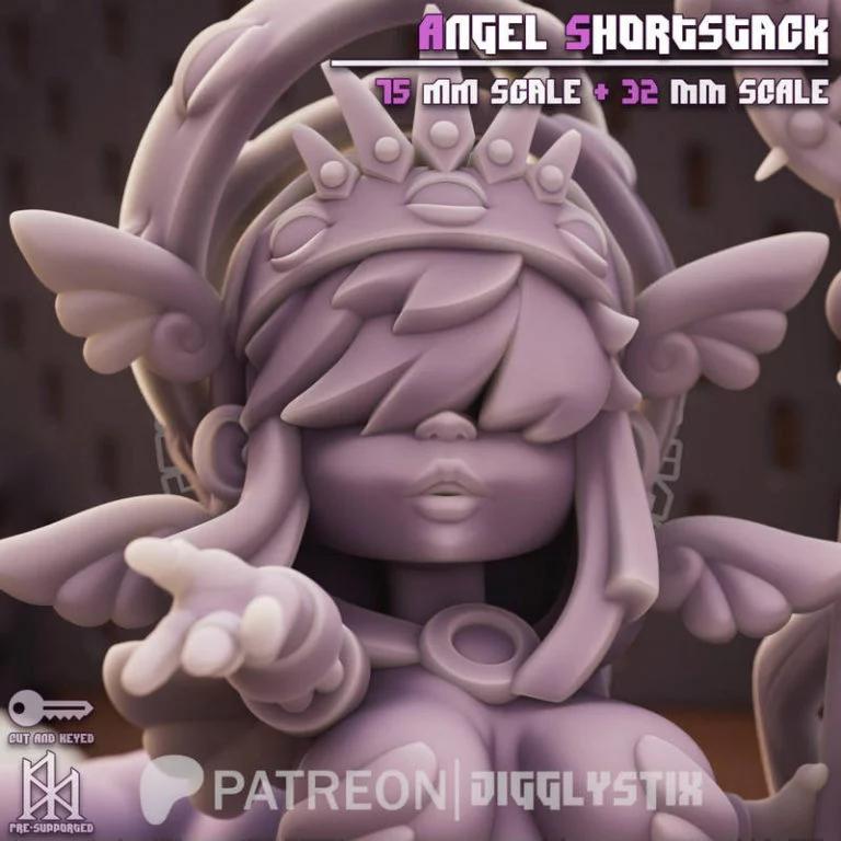 Angel Shortstack – 3D打印动漫角色模型|Angel Shortstack – 3D Print Model