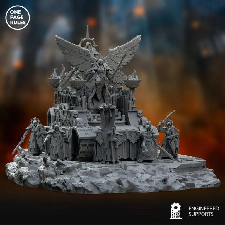 圣女 procession 3D打印模型|Procession Altar – Blessed Sisters – 3D Print Model