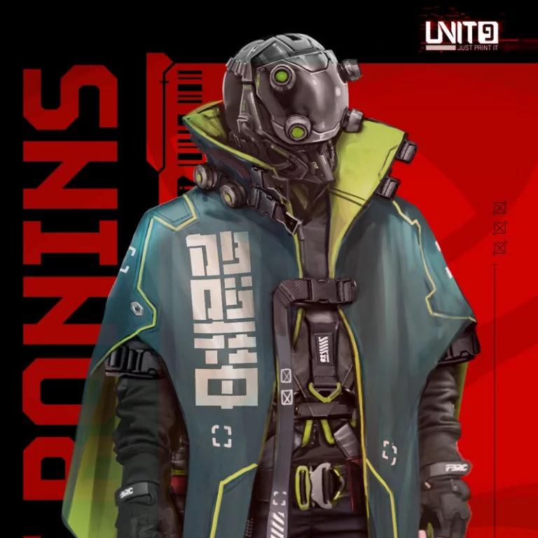 赛博朋克——街巷忍者——伏见杰罗·蝰蛇 3D打印模型|Cyberpunk – Jiro Viper Fujimoto – Street Ronins – 3D Print Model