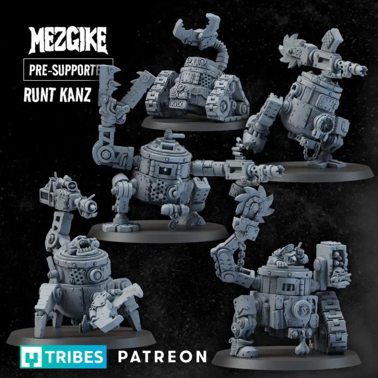 Runt Kanz Mob Multi-Pose Set – 3D Print Model