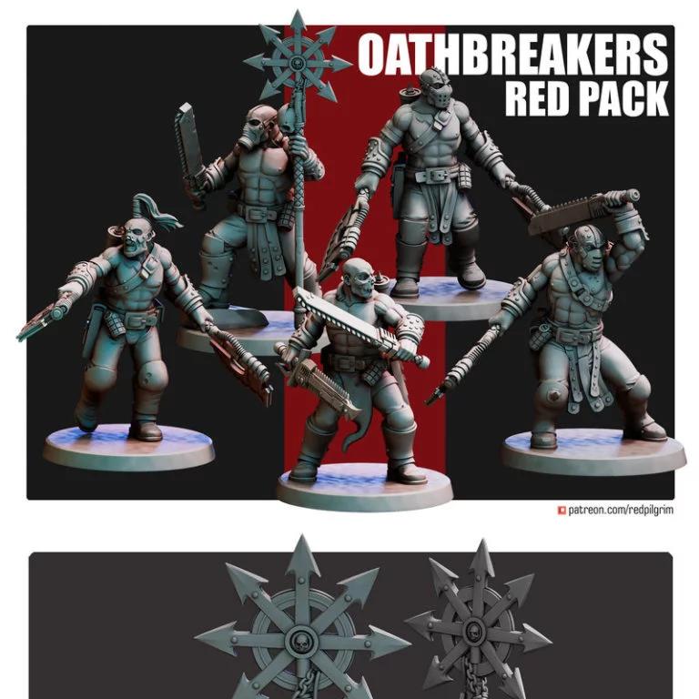 Oathbreakers Red Pack – 3D Print Model