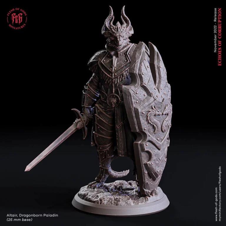 Altair Dragonborn Paladin – 3D Print Model