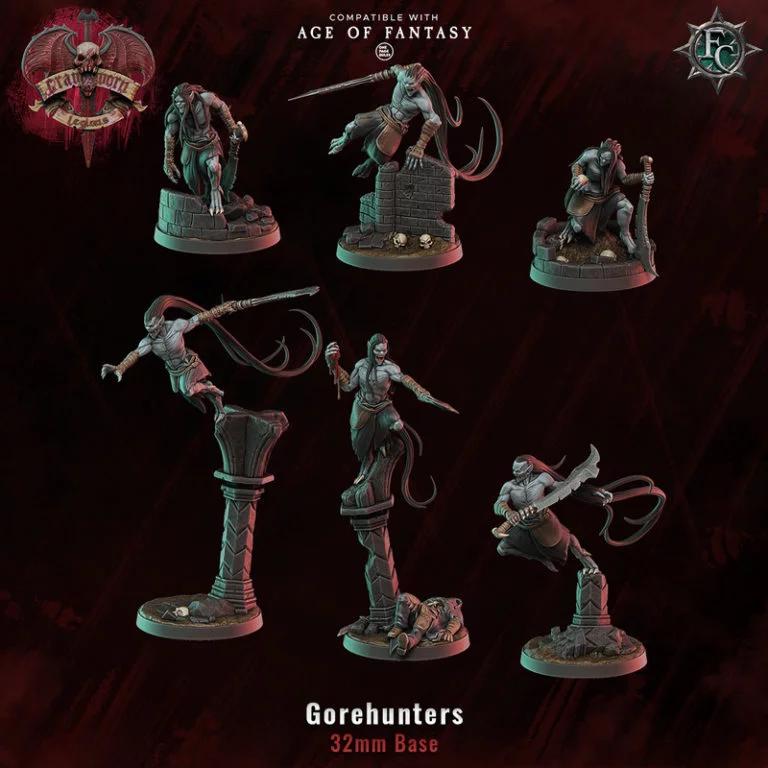 Gorehunters – 3D打印模型：哥雷猎人角色模型|Gorehunters – 3D Print Model
