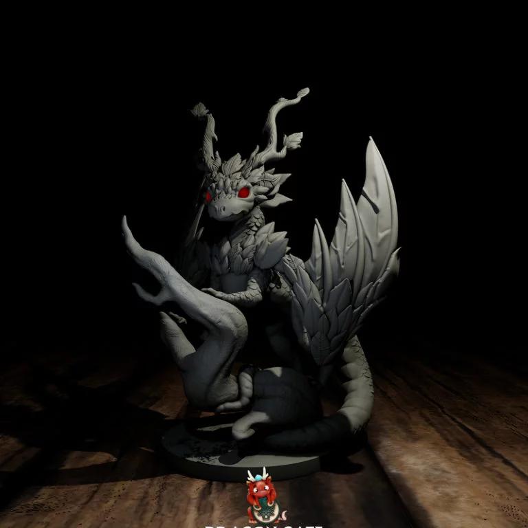 龙之门酒馆——叶龙——3D打印模型|Dragon Gate Tavern – Leaf Dragon – 3D Print Model
