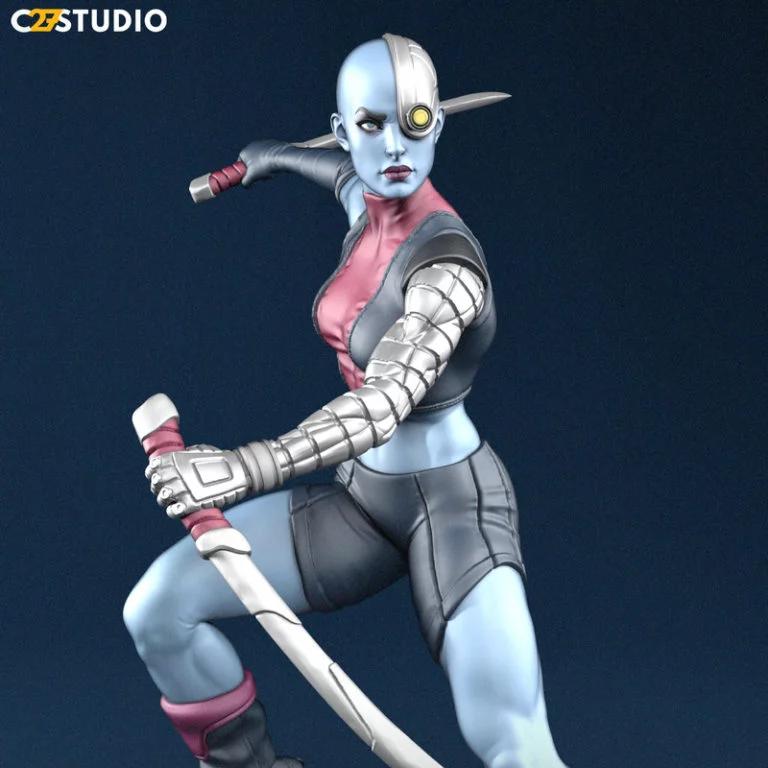 星云——蓝尼姆——3D打印模型|Nebula – Blue Meanie – 3D Print Model