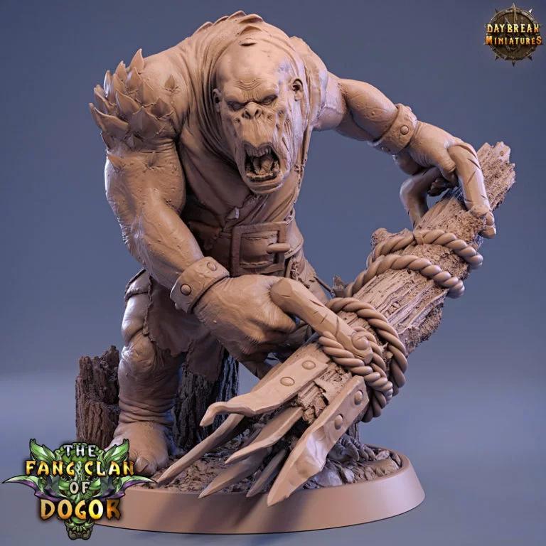 狗尔族-ork’aa grim-3D打印模型|The Fang Clan of Dogor – Ork’aa Grim – 3D Print Model