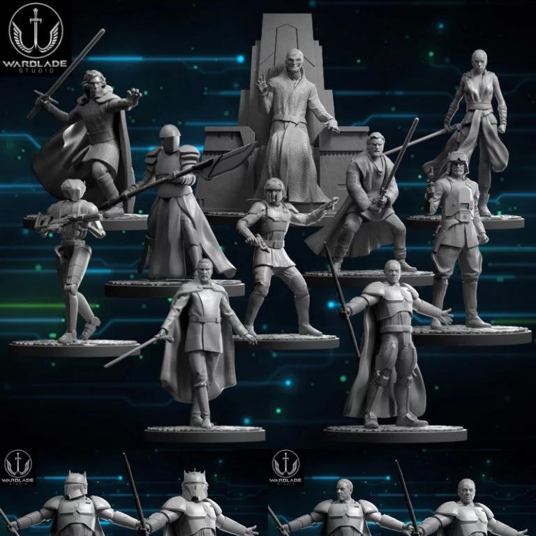 Warblade Studio 2024秋季3D打印模型集：动漫游戏电影角色精选|Warblade Studio September 2024 – 3D Print Model