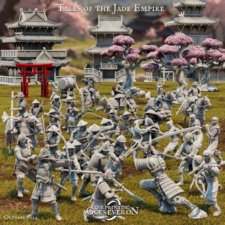 TPGEO – 东方奇幻世界 – 玉玺帝国传说模型|TPGEO – Tales of the Jade Empire – 3D Print Model