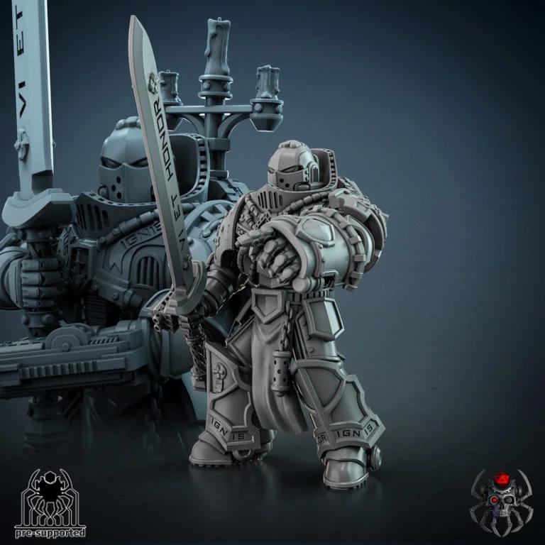恶魔猎人 - 3D打印模型|Demon Hunter – 3D Print Model