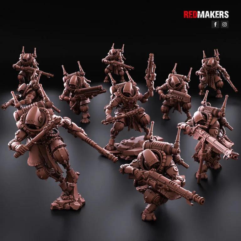 Tech Rangers 3D打印模型：奥米forge战甲系列|Tech Rangers – Omniforge – 3D Print Model