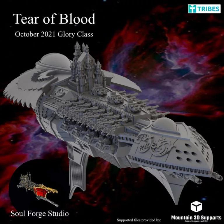 血之泪 — 3D打印模型|Tear of Blood – 3D Print Model