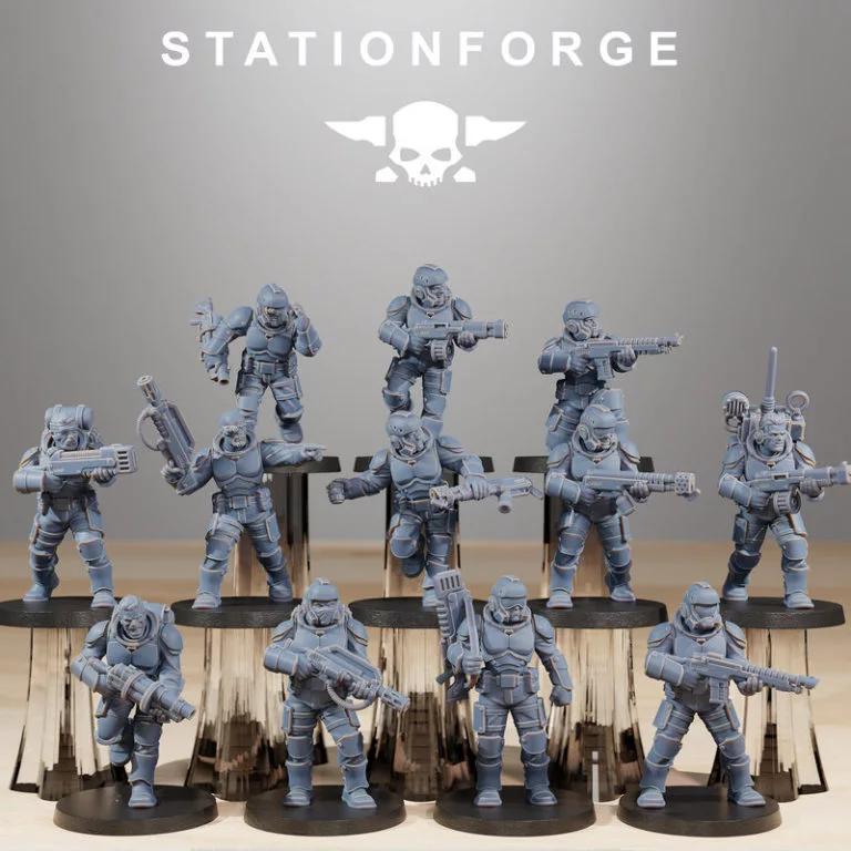 Vaskar步兵建造套件 - 3D打印模型|Vaskar Infantry Builder Kit – 3D Print Model