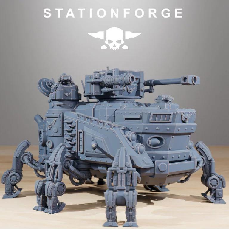 重型战车扫描模型——来自《Scavenger》的3D打印作品|Scavenger Heavy Tank – 3D Print Model