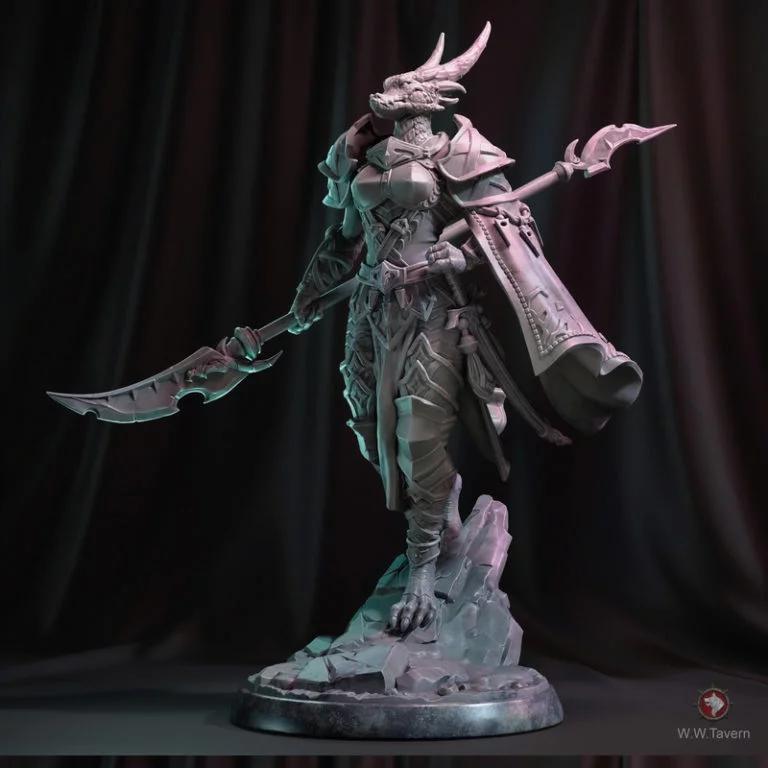装甲阿莎——3D打印模型|Armored Arsha – 3D Print Model