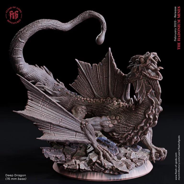 深龙——3D打印模型|Deep Dragon – 3D Print Model